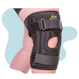 Top knee brace for torn medial meniscus braceability patella stabilizer