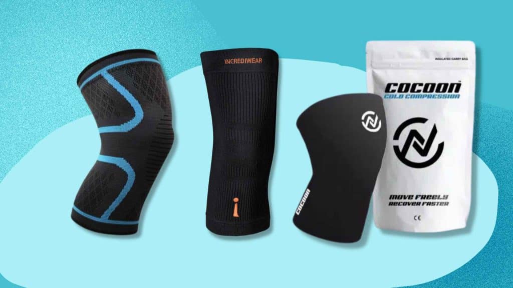Knee sleeves protect your knees against stress and shocks