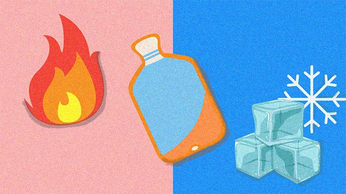 fire and ice, Heat Or Ice For Knee Pain